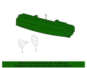Lumini de zi DRL dreapta Mercedes W212 10-16 pentru bi-xenon