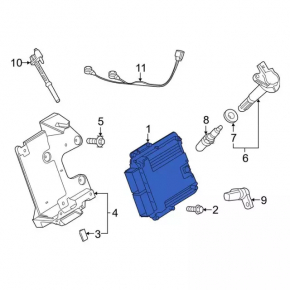 Блок ECU компьютер двигателя Ford Explorer 16-19 3.7