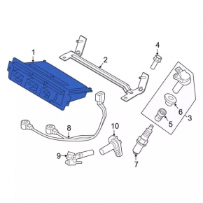 Блок ECU компьютер двигателя Ford Explorer 16-19 3.7