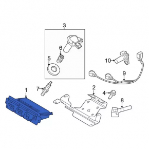 Блок ECU компьютер двигателя Ford Explorer 16-19 3.7