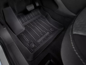 Комплект ковриков салона резина Ford Escape MK3 18-19 черная, царапины