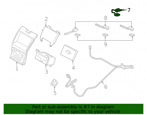 Microfon Ford Edge 19 - gri