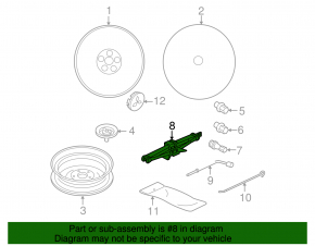 Домкрат Mitsubishi Galant 04-12
