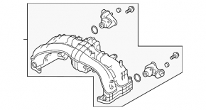 Коллектор впускной Subaru Impreza 17-23 GK