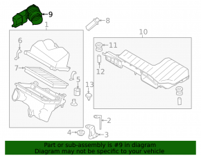 Tubul de admisie cu rezonator pentru colectorul Nissan Pathfinder 13-20