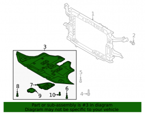 Защита двигателя Hyundai Santa Fe 24-26 1.6, 2.5