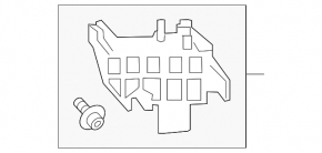 Suport stop dreapta pentru Lexus GS 13-19 F Sport