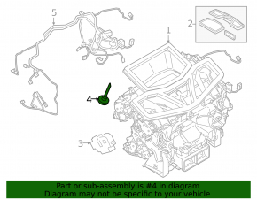 Датчик температуры в печке BMW X5 G05 19-23