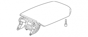 Cotiera Honda Civic XI FE/FL 22-24 piele neagră