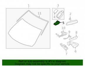 Камера слежения за полосой Mazda 3 19-26 на лобовом