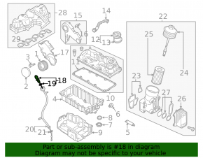 Щуп масляный VW Passat b7 12-14 USA 2.0 TDI