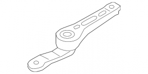 Подушка двигателя задняя VW Passat b8 16-19 USA 1.8T, 2.0T