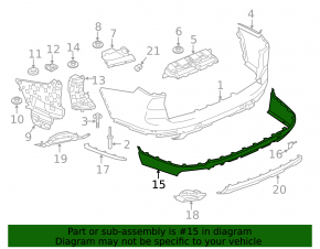 Губа заднего бампера BMW X7 G07 23-26 	xDrive40i