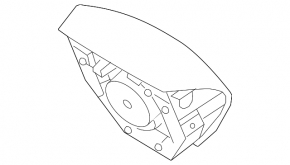 Airbagul de siguranță în volanul șoferului pentru Hyundai Veloster 12-17