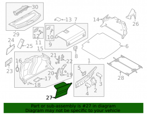 Комплект ковриков салона ткань VW Jetta 11-16 USA черн