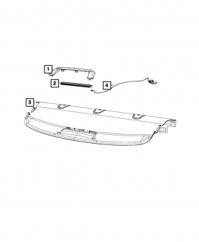 Стоп сигнал Chrysler 200 15-17