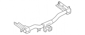 Фаркоп Ford Edge 15-24 без наконечника, ржавый