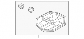 Поддон маслянный MR18DE Nissan Versa 1.8 10-12