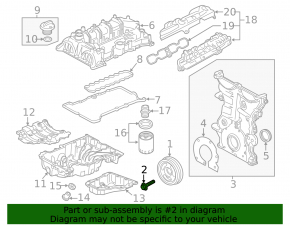 Болт шкива коленвала Chevrolet Volt 16- 1.5