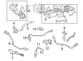 Лямбда-зонд передний первый Lexus RX350 10-15