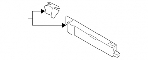 Усилитель антенны Audi Q3 8U 15-18 дверь багажника
