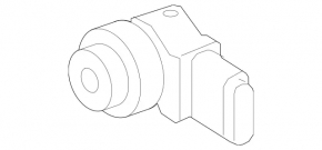 Парктроник заднего бампера Mercedes GLC 16-22