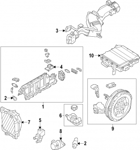 Аккумуляторная батарея ВВБ в сборе Volvo XC90 16-22 T8