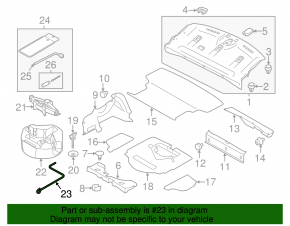 Ручка домкрата Subaru Forester 19-24 SK