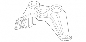 Кронштейн ABS АБС Mercedes W167 GLE 350 450 20-26 нижний