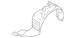 Подкрылок передний правый Mazda6 09-13