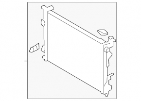 Radiator racire apa Hyundai Sonata 11-15 2.0 HCC