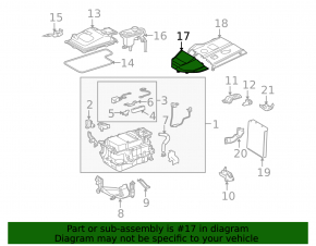 Накладка моторного отсека передняя левая Lexus RX400h 06-08