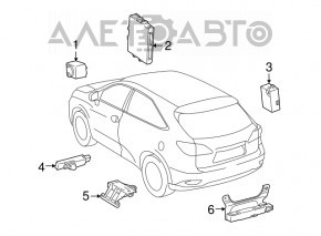 SMART DOOR CONTROL RECEIVER Lexus RX350 10-15