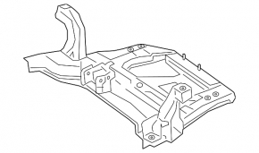 Подрамник передний Mercedes A-class V177 19-22