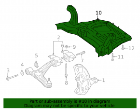 Подрамник передний Mercedes A-class V177 19-22