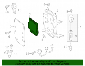 Блок ECU компьютер двигателя Ford C-max MK2 13-13