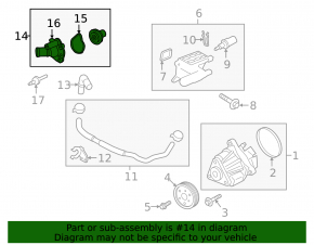 Корпус термостата Ford Ecosport 18-22 2.0