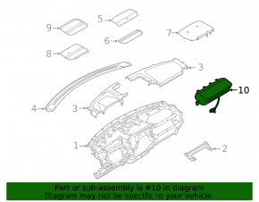 Подушка безопасности airbag коленная водительская левая Ford F-150 21-26