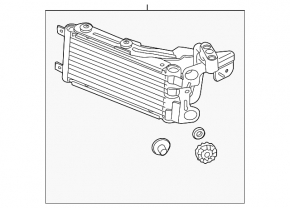 Радиатор охлаждения КПП BMW 3 E90 E92 07-12 3.0 N54 N55