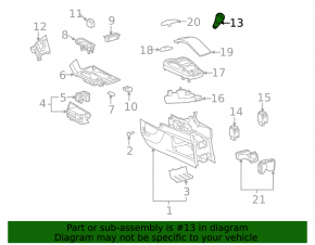 Ручка КПП Lexus RX350 RX450h 10-15