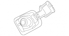 Корпус лючка бензобака Audi A6 C8 19-24