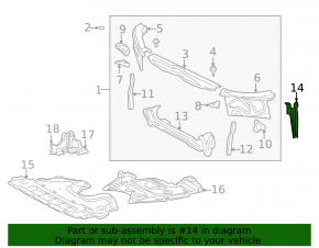 Планка замка капота Lexus IS200 IS300 99-05