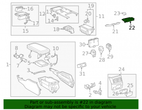 Панель кнопок управления режимами Lexus GS450h 06-11 с кнопками, сломано крепление