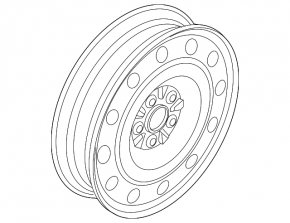 Запасное колесо докатка Ford Flex 09-19 155/70 R17
