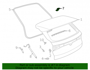Петля двери багажника левая Volkswagen ID.4 21-22