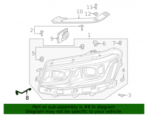 Furtun de scurgere far dreapta Volkswagen Taos 22-25
