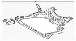 Подрамник передний Mazda 3 14-18 BM