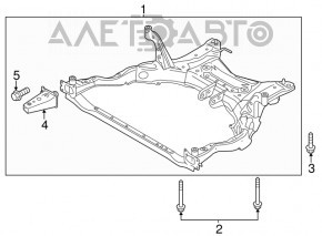 Подрамник передний Mazda 3 14-18 BM