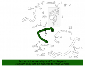 Патрубки системы охлаждения Land Rover Range Rover Evoque 12-17 2.0