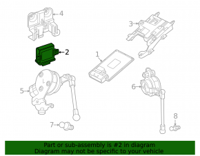 LAMPS CONTROL MODULE Cadillac CTS 14-19